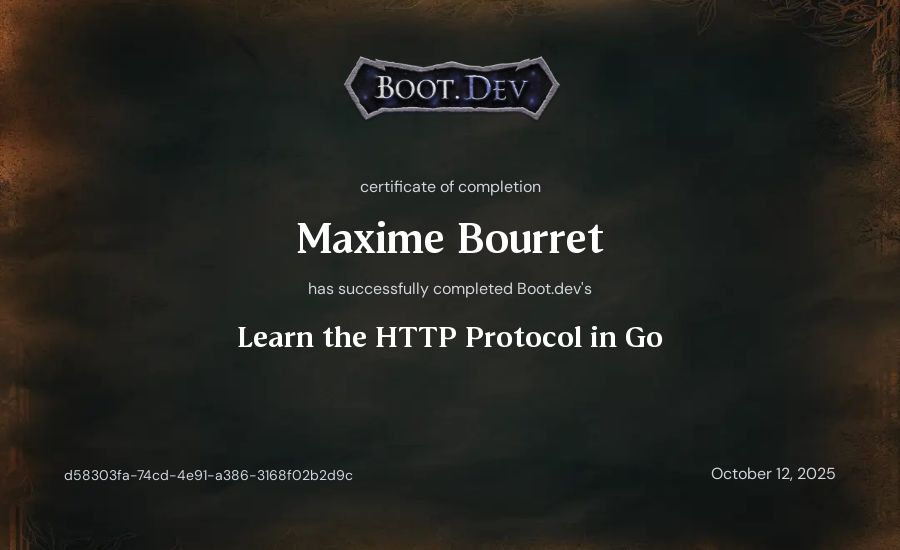 HTTP Certification